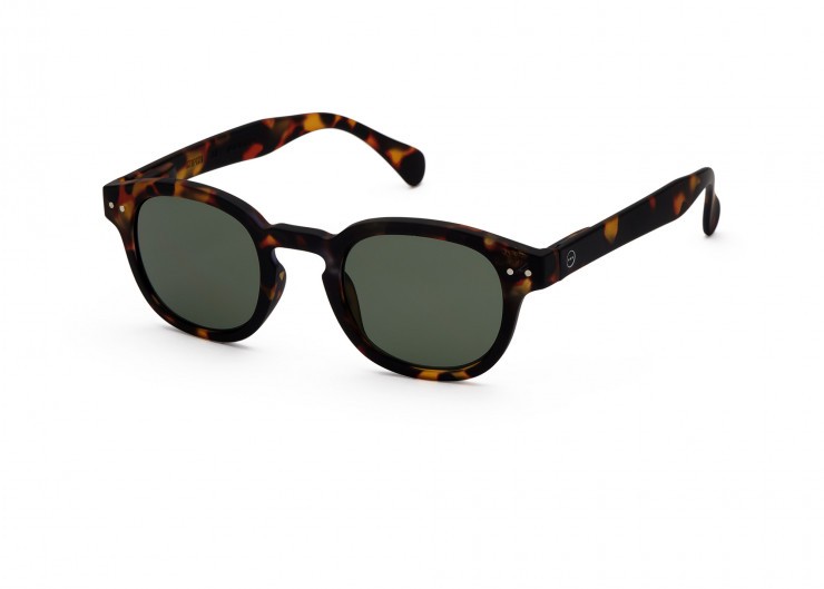 Sun C Tortoise Green Lenses