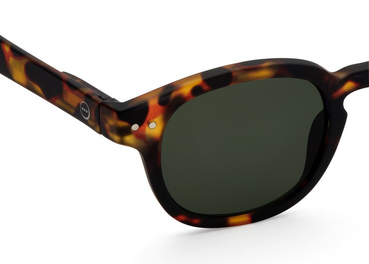 Sun C Tortoise Green Lenses