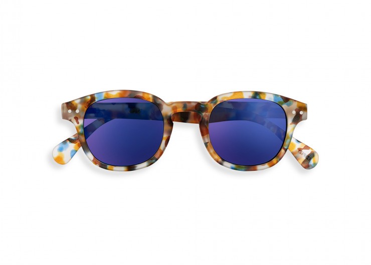 Izipizi C Sun Blue Tortoise Soft Blue Mirror Lenses