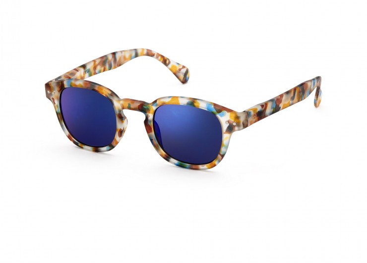 Izipizi C Sun Blue Tortoise Soft Blue Mirror Lenses
