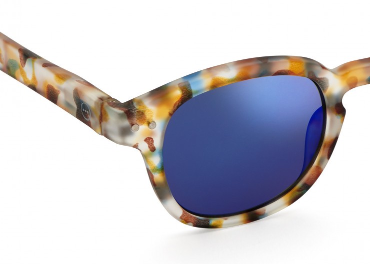 Izipizi C Sun Blue Tortoise Soft Blue Mirror Lenses