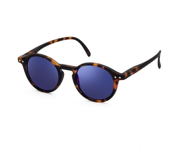 Izipizi D Sun Junior Tortoise Soft Blue Mirror Lenses - vue alternative