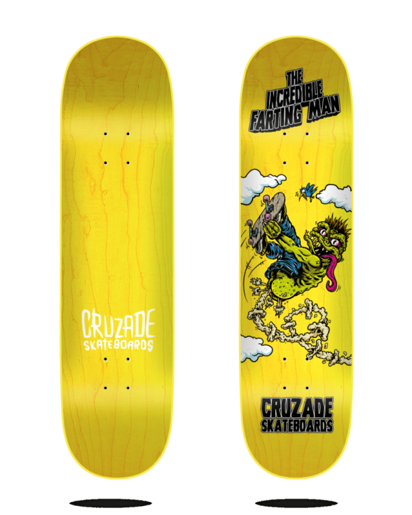 The Incredible Farting Man 8.0×31.5 Cruzade Deck
