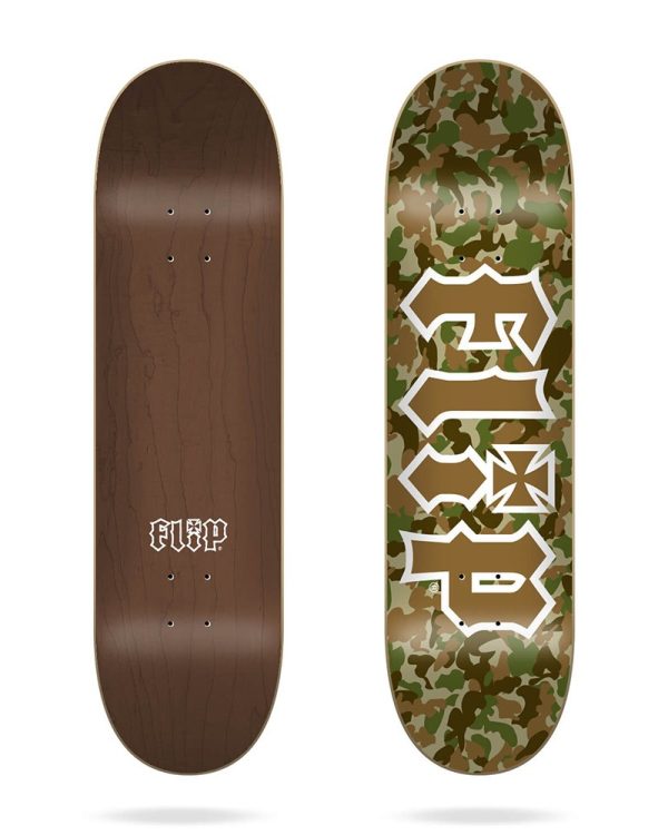 Team Combat Brown 8.0"x31.50" Flip Deck