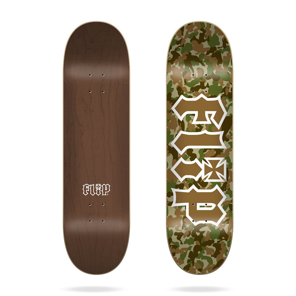 Team Combat Brown 8.0&Prime;x31.50&Prime; Flip Deck