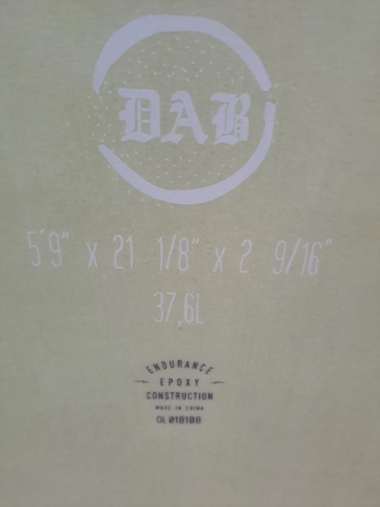 Dab 5´9  Green Cement