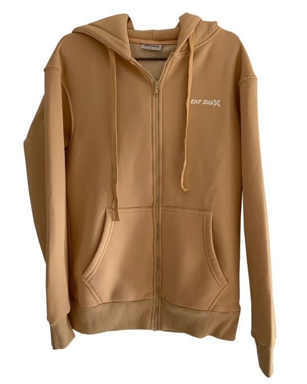 Sweat Zip Hood Fleurs