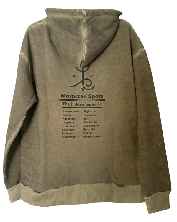 Sweat Hood Moroccan Spots - vue alternative