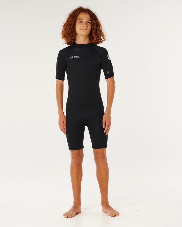Combinaison enfant Groms Trad 2/2 zip dos Flat Lock