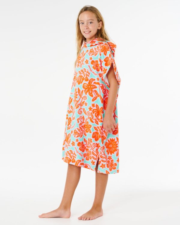 Poncho Surf en coton Mixed Fille - vue alternative