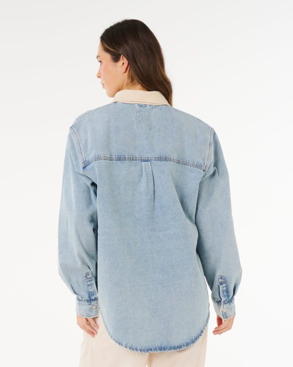 Chemise Surf Side Relaxed en jean - vue alternative