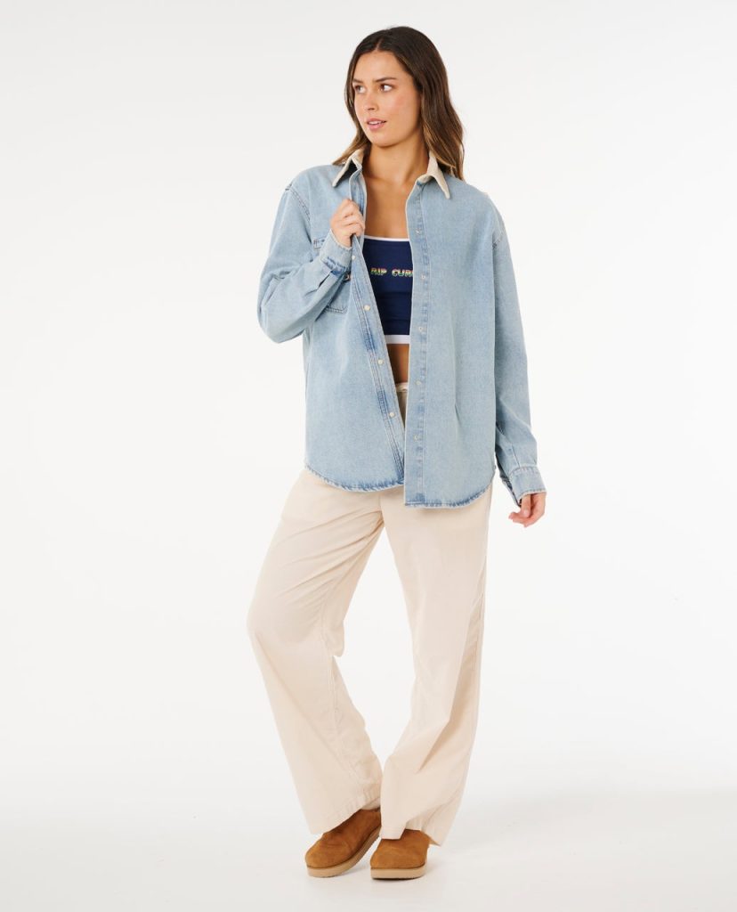 Chemise Surf Side Relaxed en jean