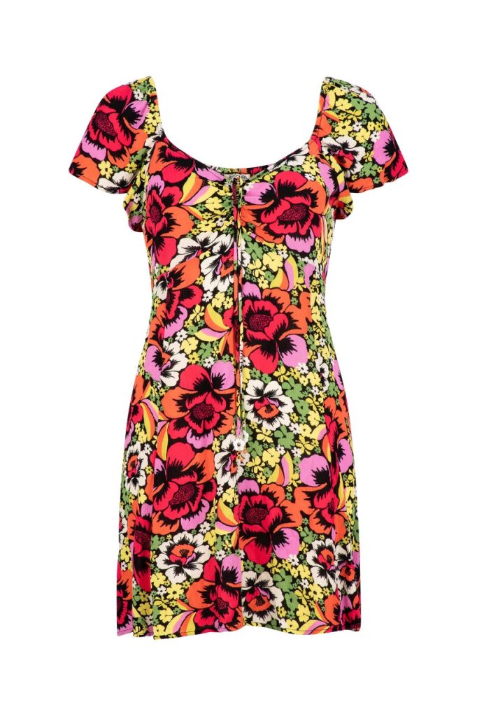 Robe courte Blooming