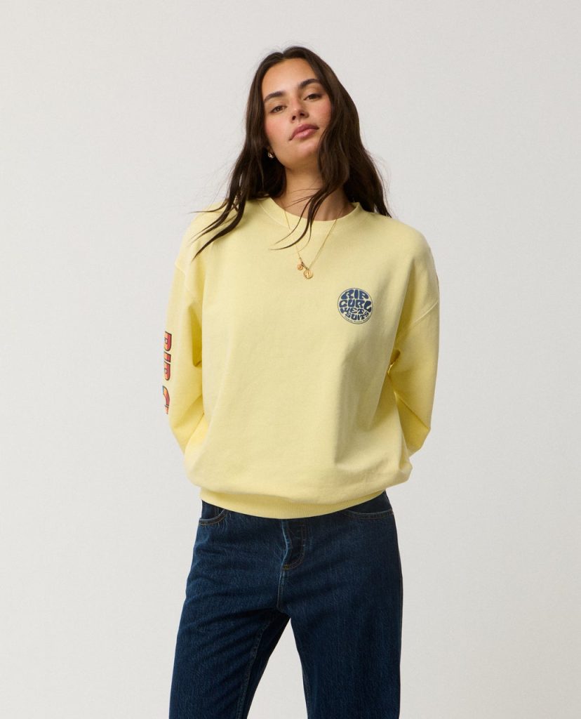 Sweat col rond oversize Stephanie Gilmore Heritage