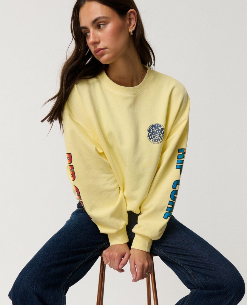 Sweat col rond oversize Stephanie Gilmore Heritage