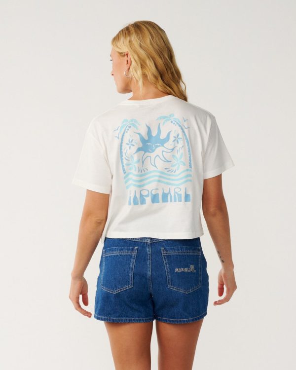 T-shirt crop Swell - vue alternative
