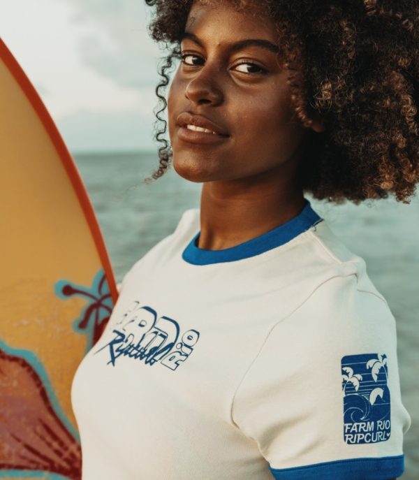 T-shirt ajusté Tropical Groove