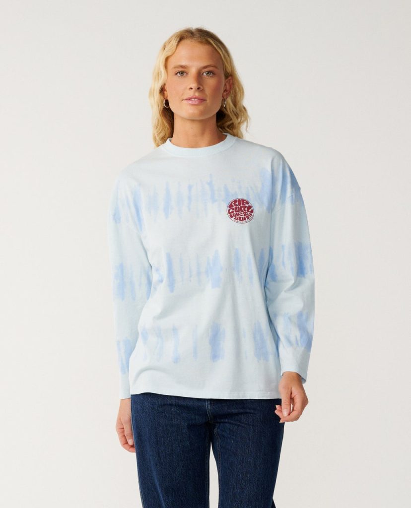T-shirt oversize à manches longues Stephanie Gilmore Tie Dye