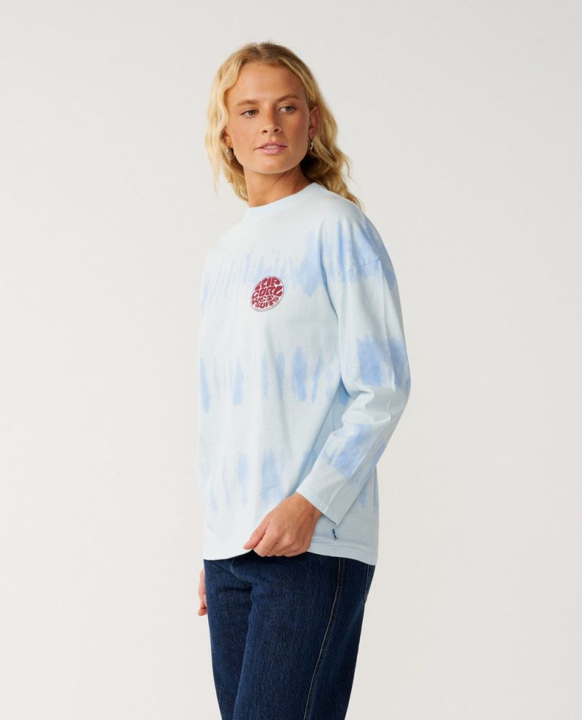 T-shirt oversize à manches longues Stephanie Gilmore Tie Dye