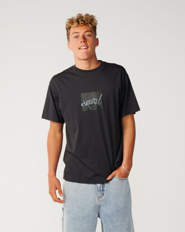 T-shirt ample Rip Script Icon
