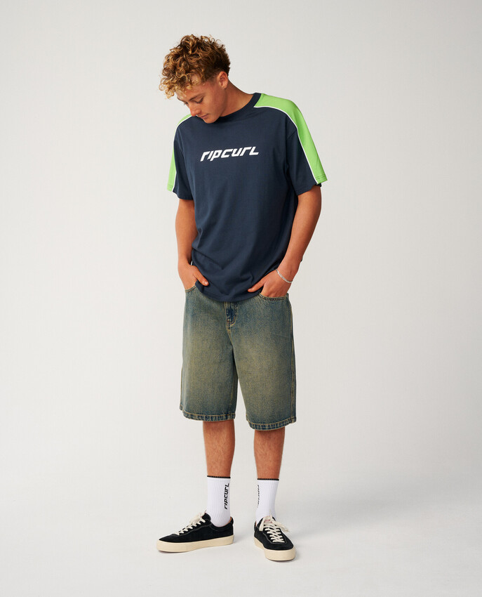 T-shirt Loose Archive Up Top Panel