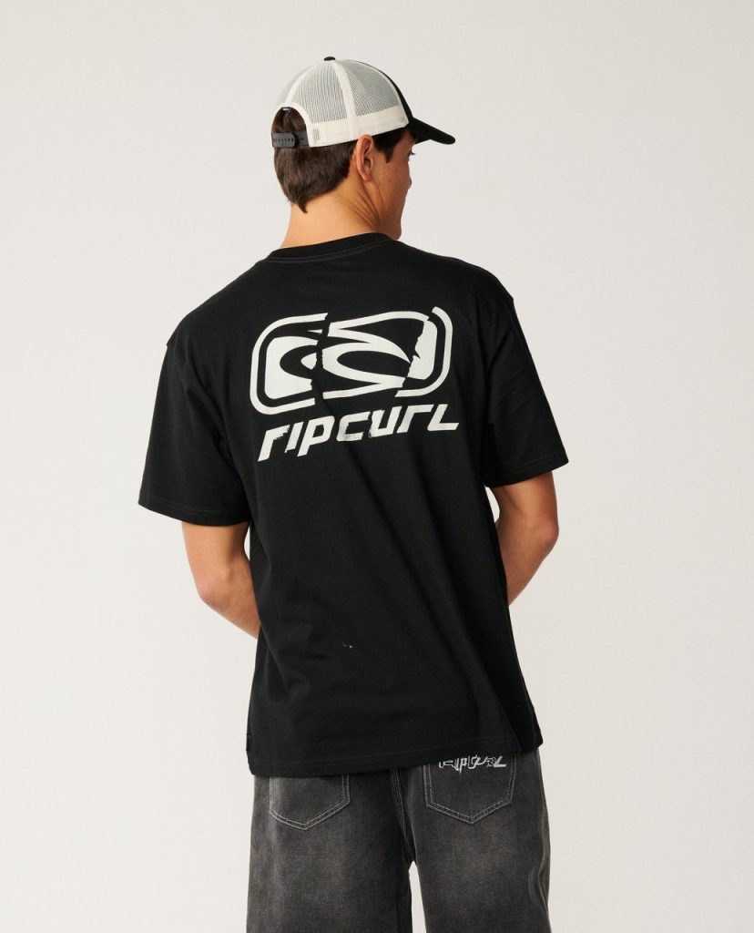 T-shirt Loose Archive Ripped