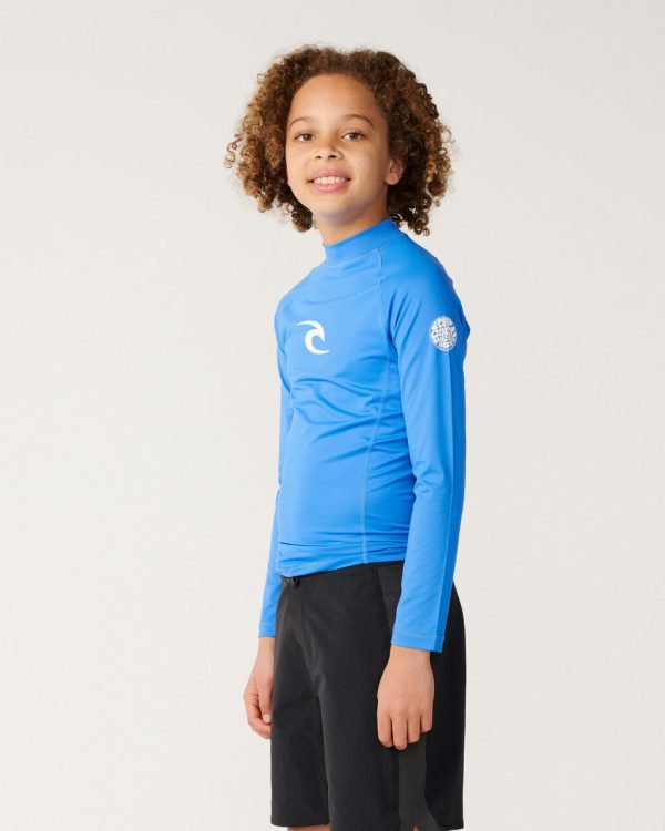 T-shirt anti-UV Waves UPF manches longues enfant - vue alternative