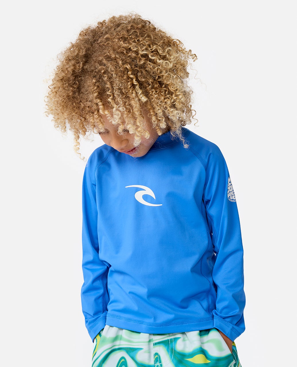 T-shirt anti-UV Waves manches longues garçon