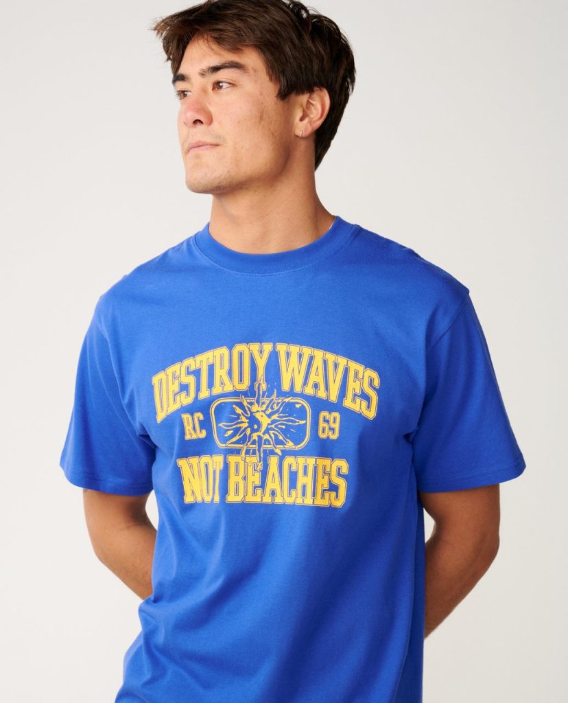 T-shirt Loose Disorder Destroy Waves