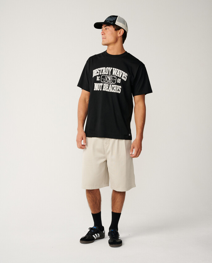 T-shirt Loose Disorder Destroy Waves