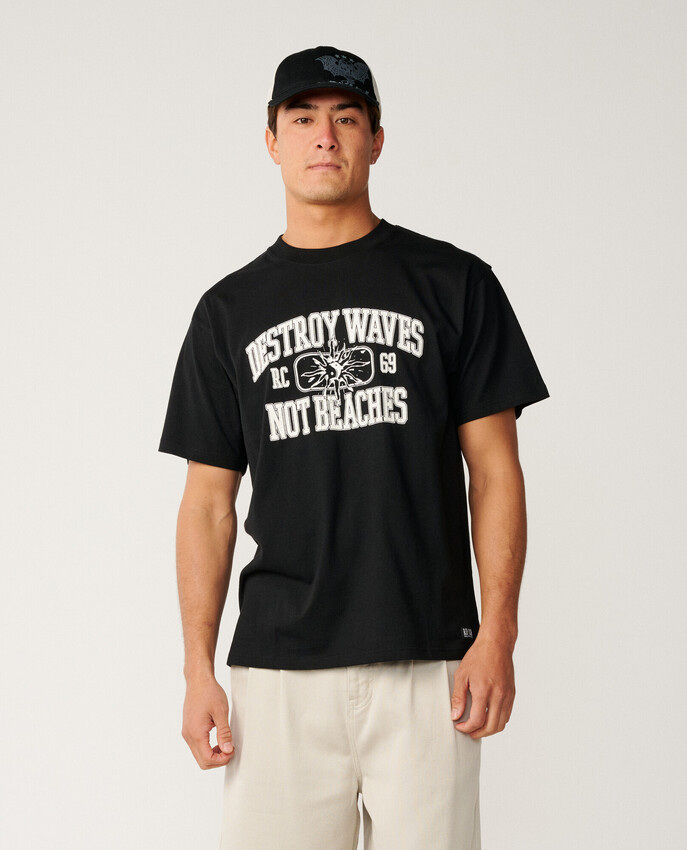 T-shirt Loose Disorder Destroy Waves