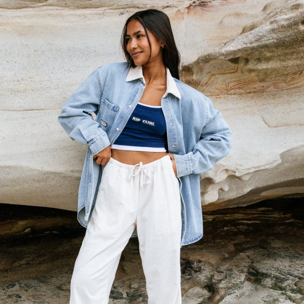 Chemise Surf Side Relaxed en jean