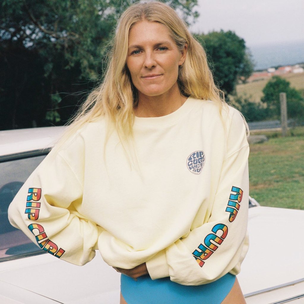 Sweat col rond oversize Stephanie Gilmore Heritage