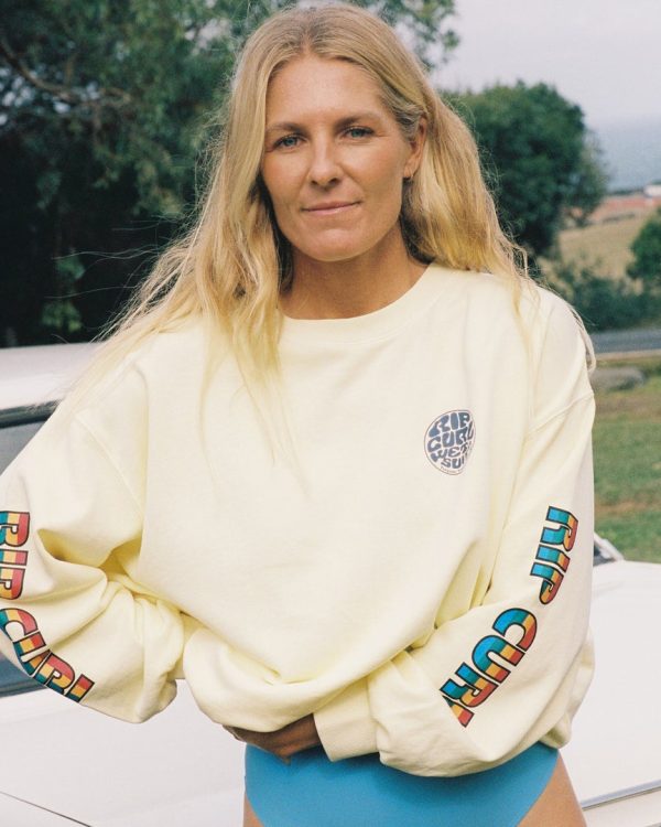 Sweat col rond oversize Stephanie Gilmore Heritage