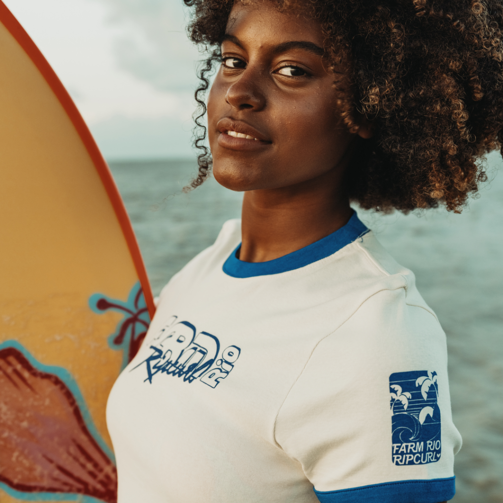 T-shirt ajusté Tropical Groove