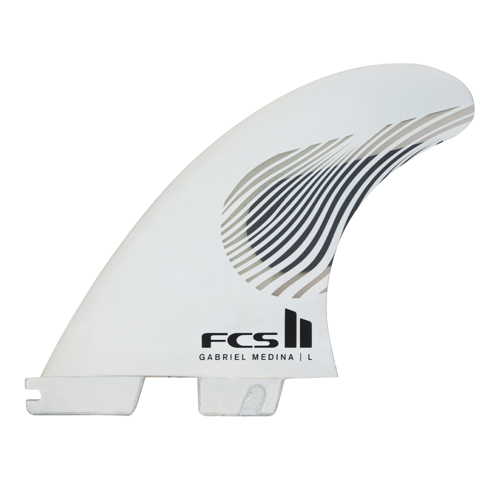 FCS II Gabriel Medina PC Tri Fins Black/White Medi