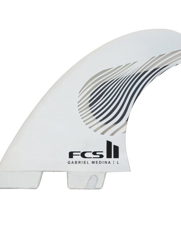 FCS II Gabriel Medina PC Tri Fins Black/White Larg
