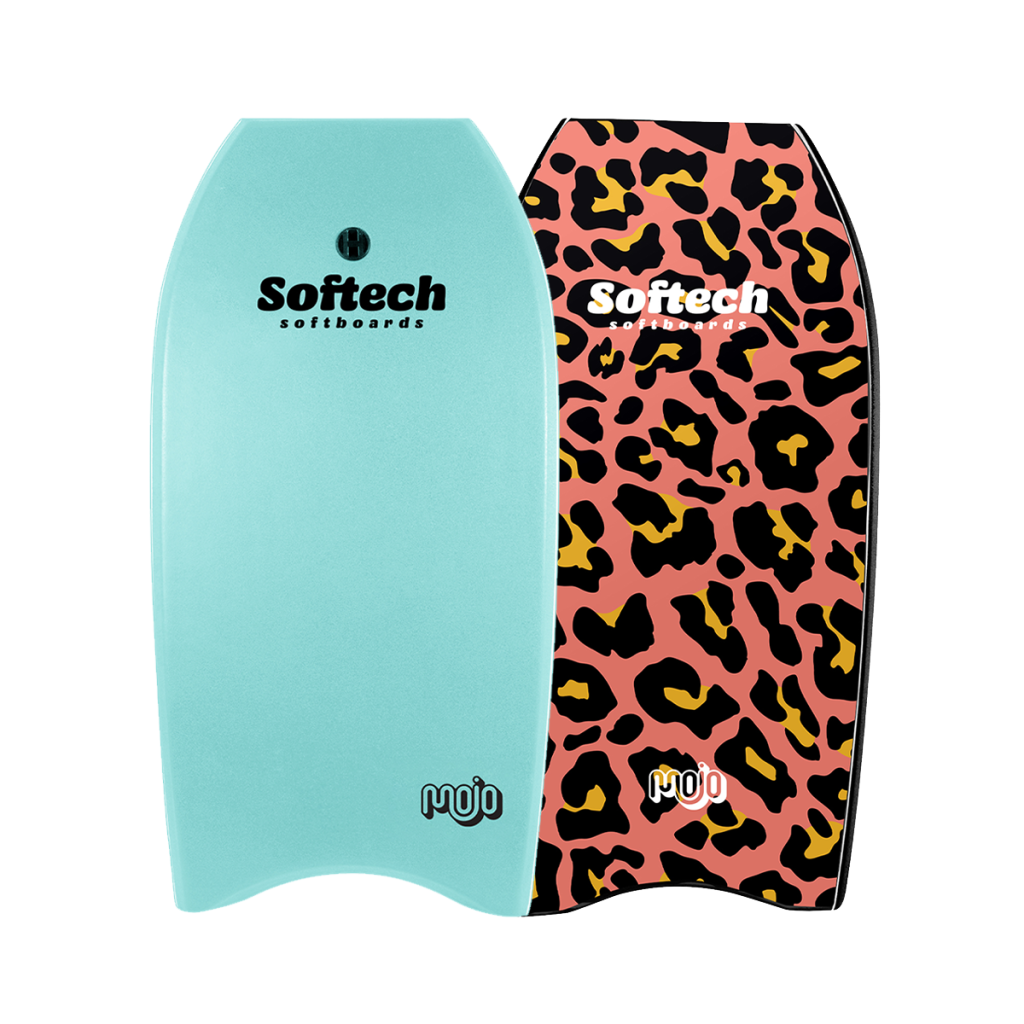 Softech Mojo Seafoam Leopard 38&Prime;