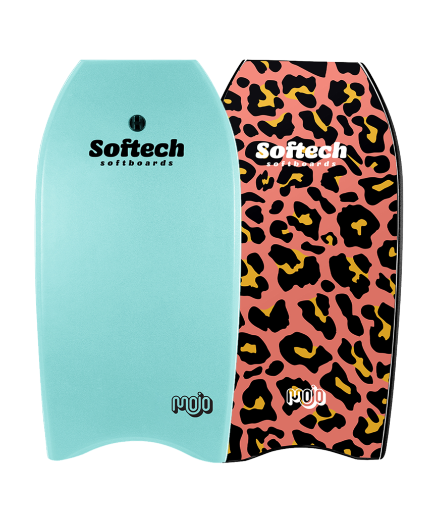 Softech Mojo Seafoam Leopard 38&Prime;