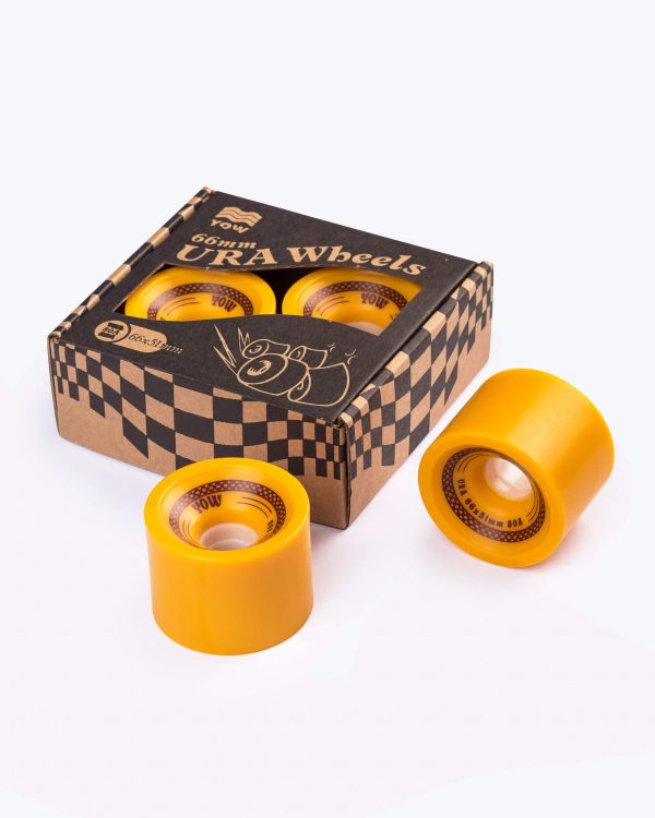 Ura Wheels 66mmx51mm Mustard shr 80a Yow Wheels Pa - vue alternative