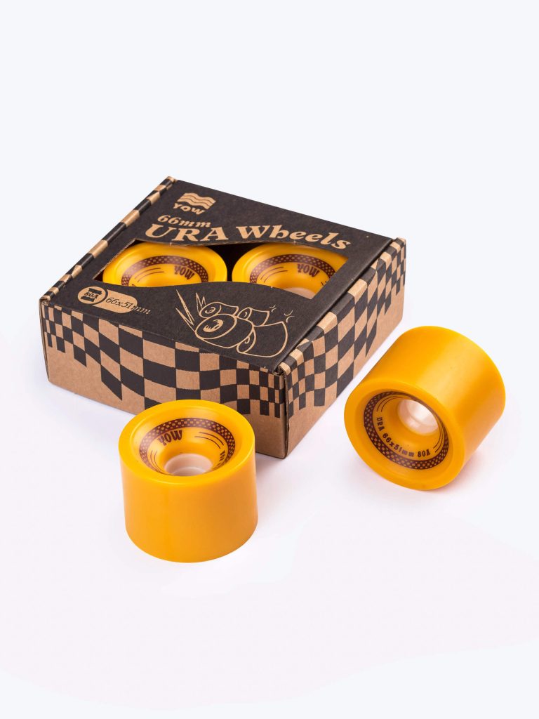 Ura Wheels 66mmx51mm Mustard shr 80a Yow Wheels Pa