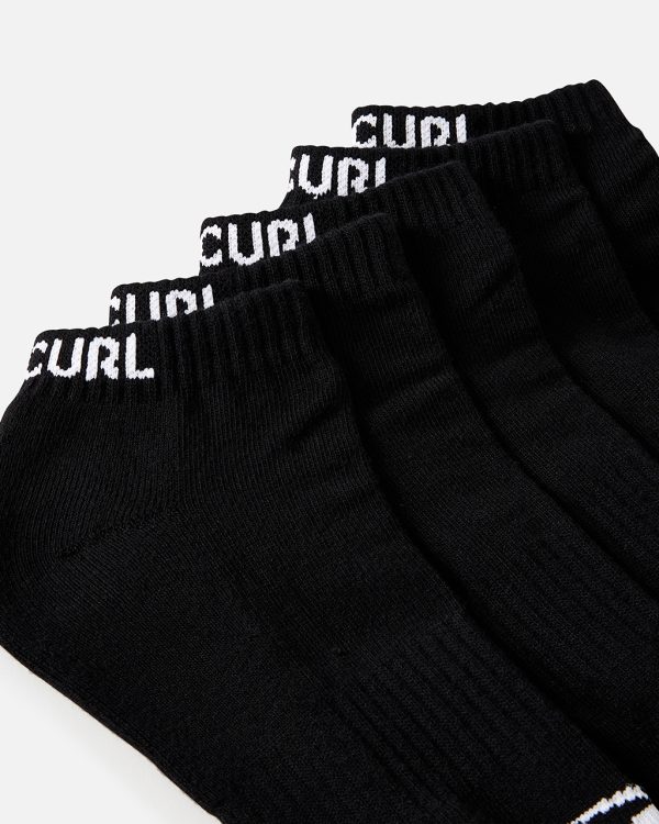 BRAND ANKLE SOCK 5-PK