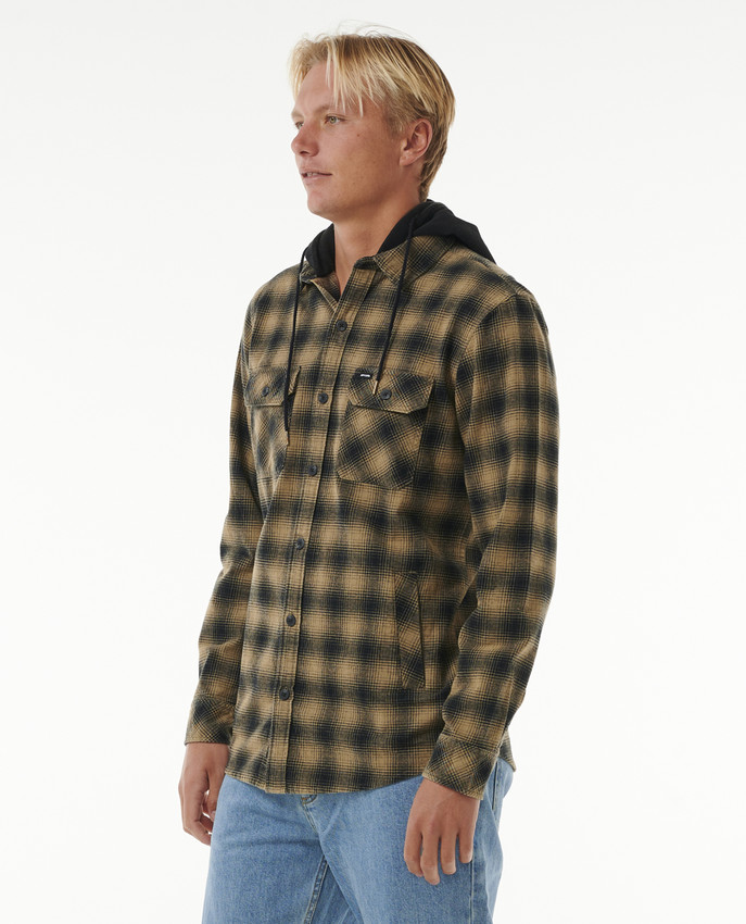 GRUNTER FLANNEL HOOD SHRT