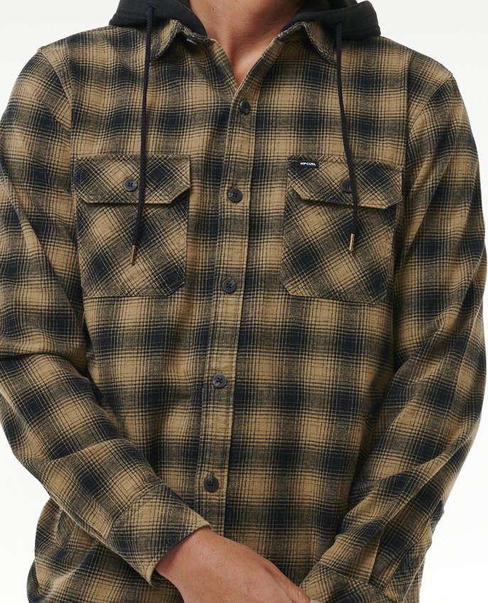 GRUNTER FLANNEL HOOD SHRT