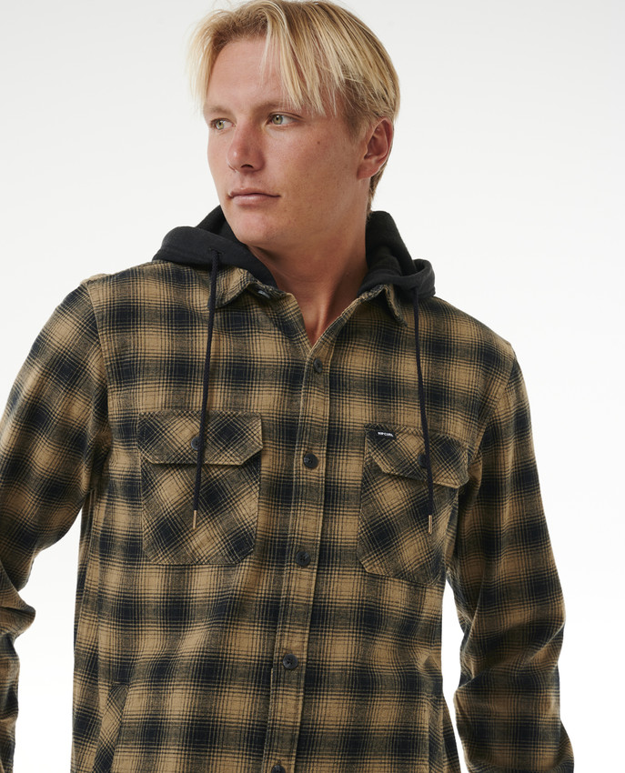GRUNTER FLANNEL HOOD SHRT