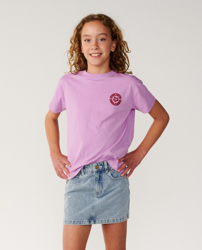 T-shirt décontracté Surf Puff Fille (8-14 ans)