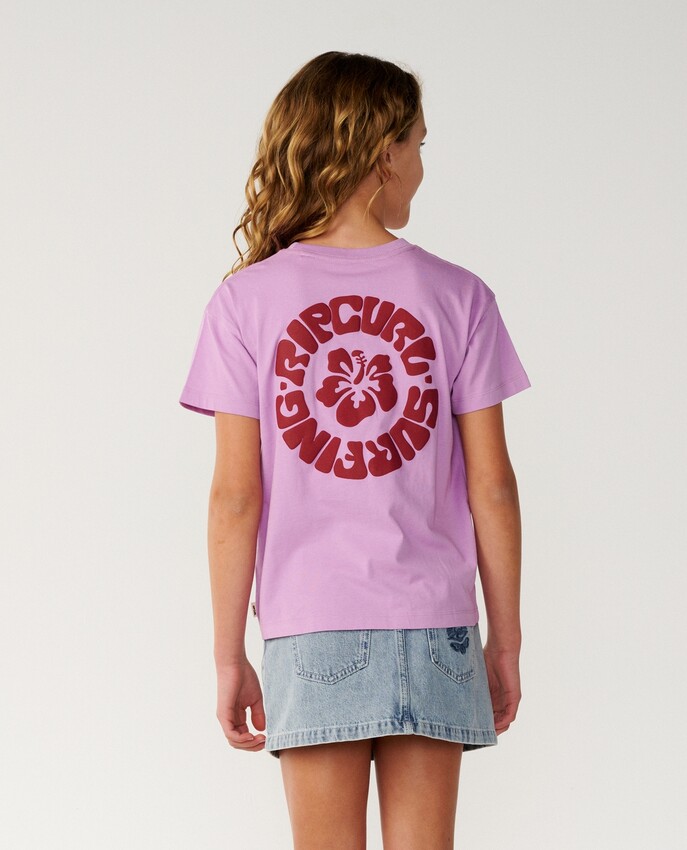 T-shirt décontracté Surf Puff Fille (8-14 ans)