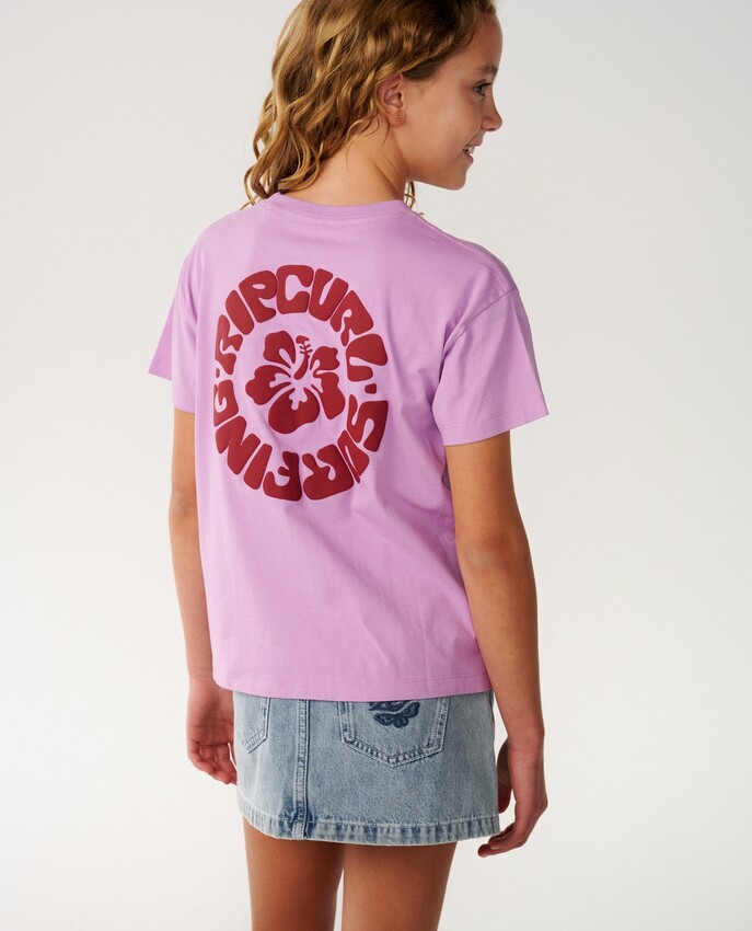 T-shirt décontracté Surf Puff Fille (8-14 ans)
