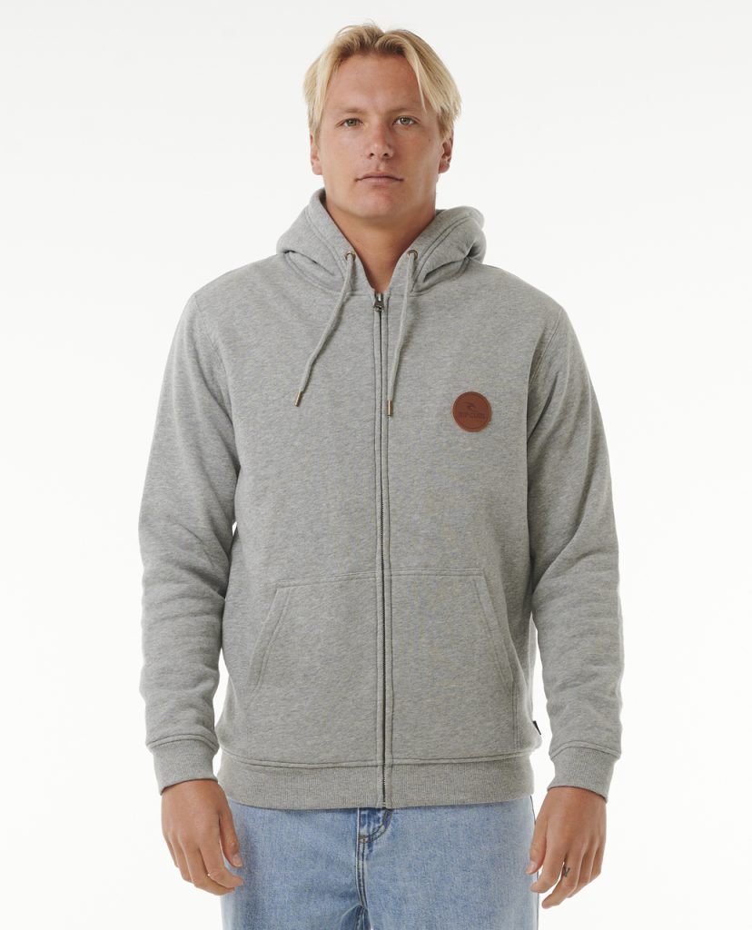 ICONS LINED ZIP THRU HOOD