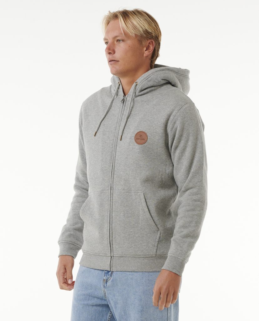 ICONS LINED ZIP THRU HOOD
